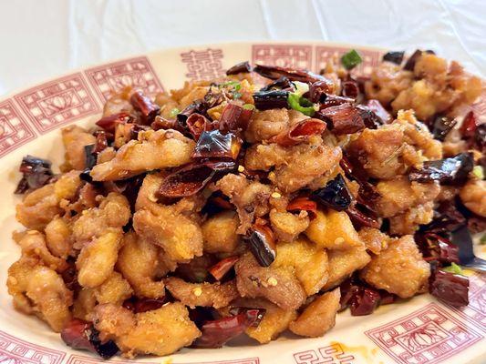 Chong-quin crispy spicy chicken