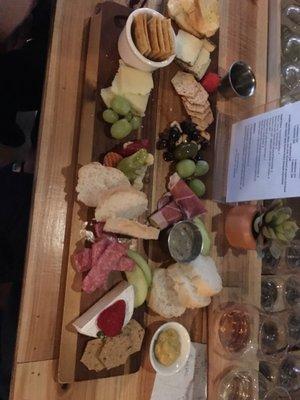 Charcuterie and cheese board