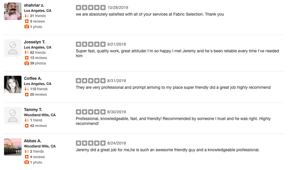 Due to Yelp not keeping any of my reviews, here are all of the current 5 star reviews placed in their "not recommended" category.