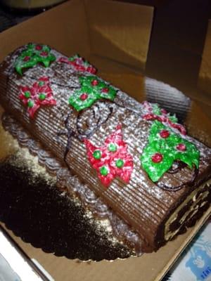 Yule log. So tasty