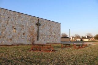 Our outdoor area to come by and pray anytime you wish!