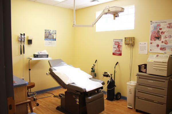 Patient exam room