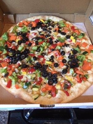 Grilled Veggie Pizza...so good!