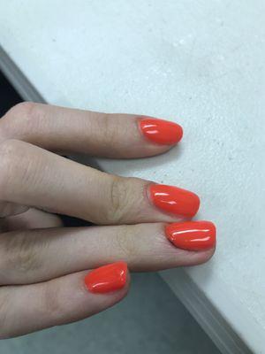 Cut on my friend nail