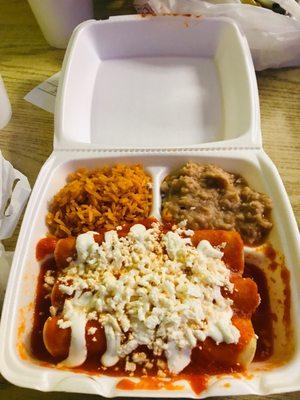 Chicken Enchiladas