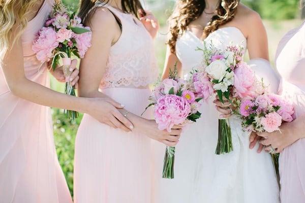 Wild flower bouquets created by River Vale Flower Shop :)