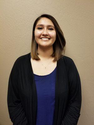 Diana Cuadros is our newest team member and is the first face you see when you walk in our door.