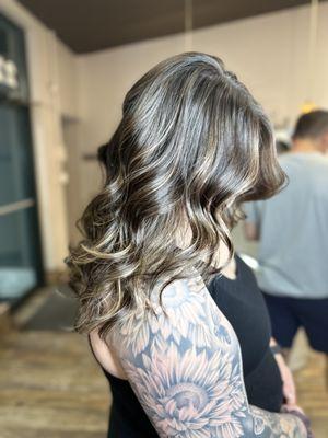 Honey caramel balayage