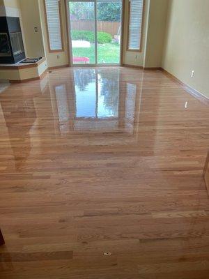 Red Oak stained natural in Littleton