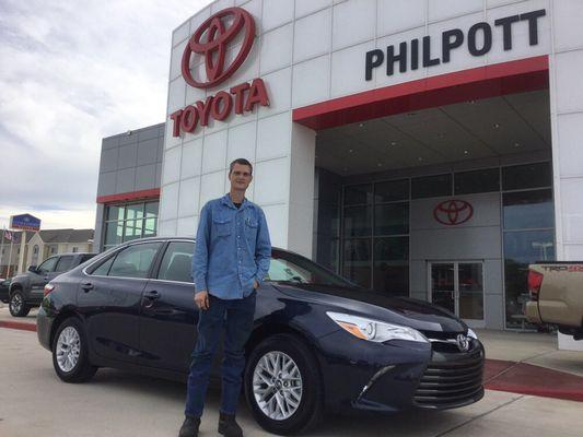 Justin Caudle from Vidor, TX also got a great deal working with Logan in our Toyota store here in Nederland,TX!