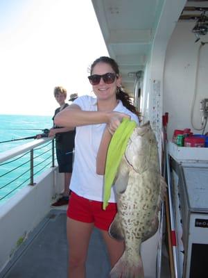 my 25 lb grouper!