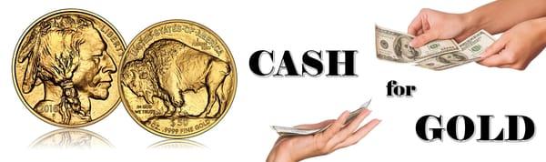 Get cash for your gold same day on the spot!