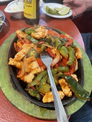 Fajitas de Pollo