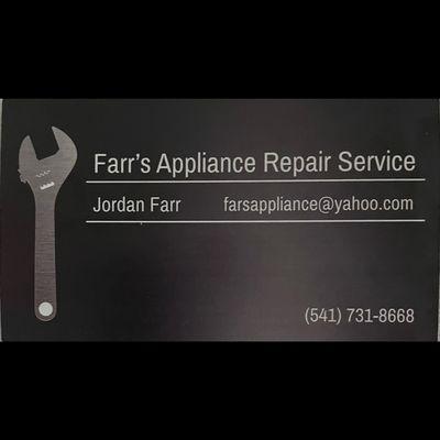 Farr’s Appliance Repair Service