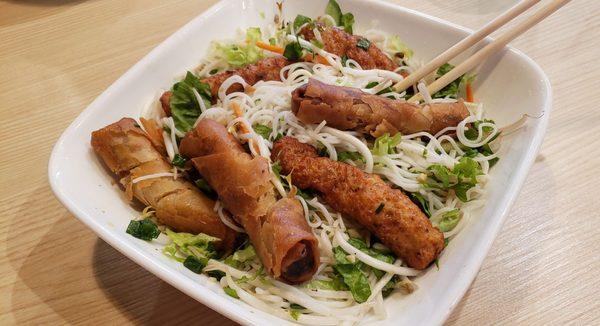 Shrimp and Egg Roll Vermicelli mixed