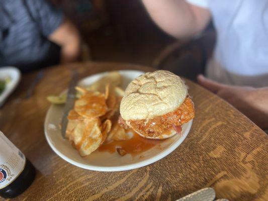 "Best hot chicken sandwich ever"