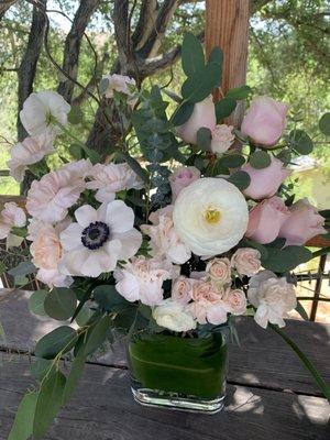 Table arrangement close up.