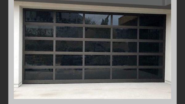 Here are the garage doors we can help with a full view garage door