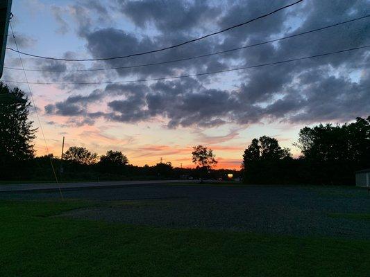 Sunset view from Crooked Tongue