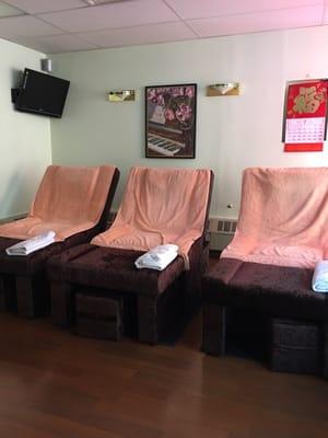 Foot reflexology chairs