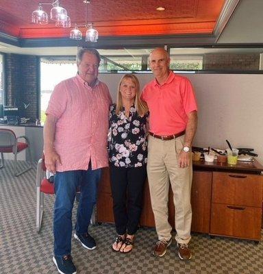 What's better than one State Farm agent? How about TWO!  Charlie and our office partner Larry enjoyed a lunch with our sales leader, Kellye.