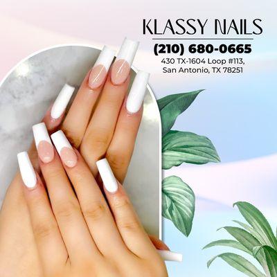 Hey there, looking for a great manicure? Look no further than Klassy Nails! 
We offer top-notch nail services, guaranteed to make your nai