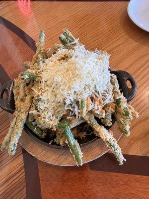 Fried green beans appetizers