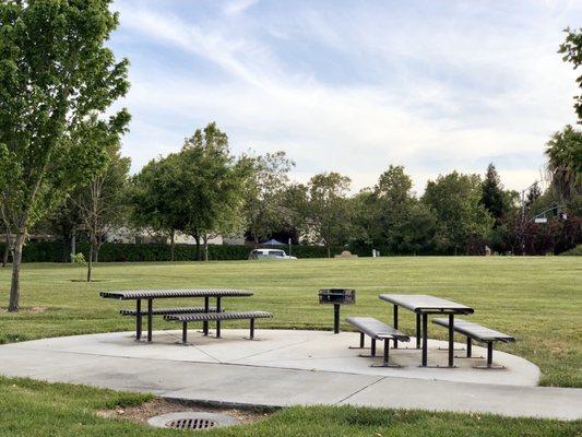 05/08/2020: Picnic tables and BBQ grill