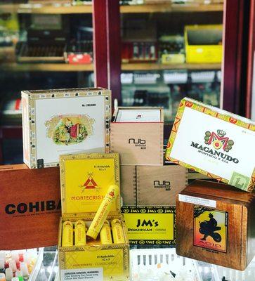 Cigars, we got them. All different cuts, sizes, names, prices and brands. Come check us out!