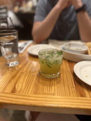 Jalapeño cilantro margarita