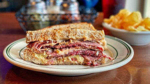 Pastrami Reuben Sandwich @ Junior's NY Deli