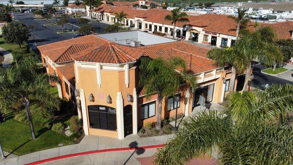 Ariel view of Sugarbug Orthodontics- Annex Airport Marina