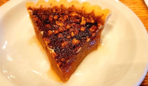 Pecan pie- one of the best I've ever had!!!