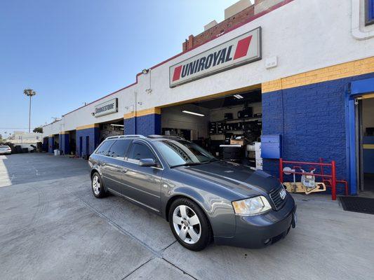 New shoes for my ride. Continental Extreme Contact for my 04 Audi A6 Avant.