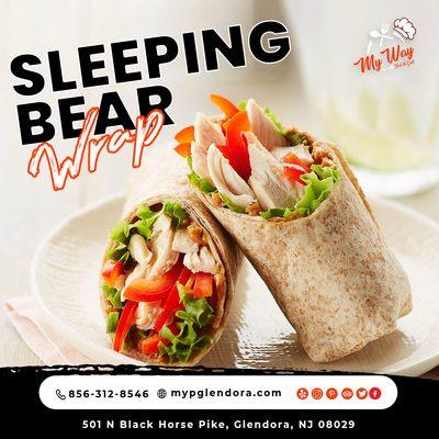 Try our Wraps in a Different way #SleepingBearWrap.
 Order Now  https://mypglendora.com/food/healthy-breakfast-wrap/sleeping-bear-wrap-142