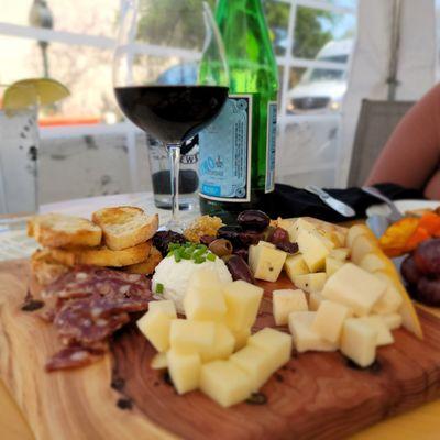 French pino with wild boar and cheese plate