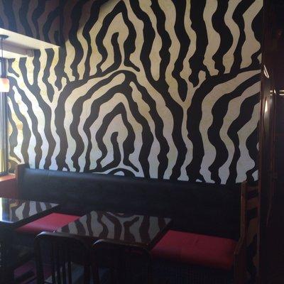 Safari Lounge wall wrap