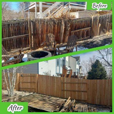 80 LF Fence Replacement