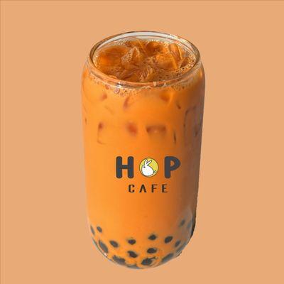 Thai tea w/ boba