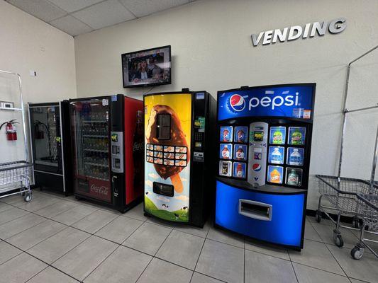 New vending machines