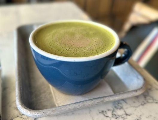 Matcha Pecan Latte