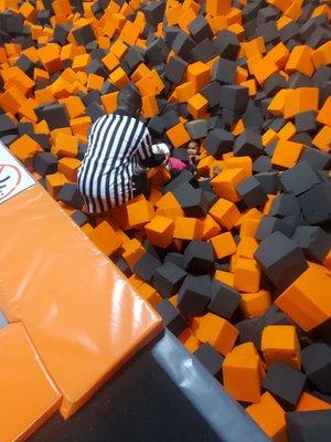 Foam pit