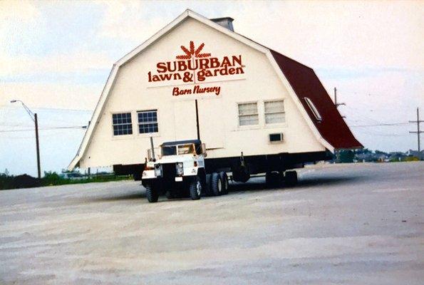 In 2002, the barn was moved to our Wyandotte location. It was constructed in the early 1900s.