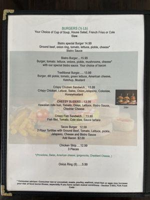 Menu 2 of 4