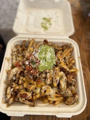 Asada Fries (Sub chicken) no Crema