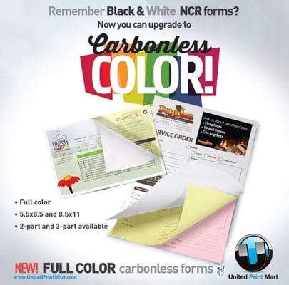 Carbonless NCR forms!