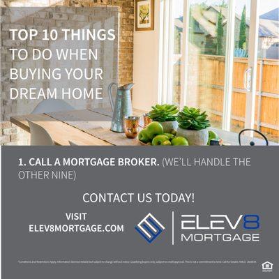 Top 10 things to do when buying your dream home! :)