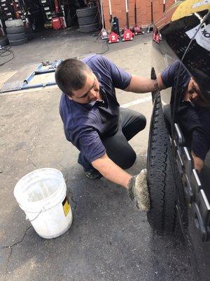 Even put armor all on my tires. Who does that?  Really!  Amazing!