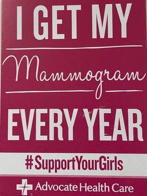 Mammogram Entrance