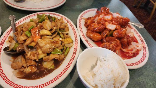 Got the Peking pork and cashew chicken. Both were delicious.